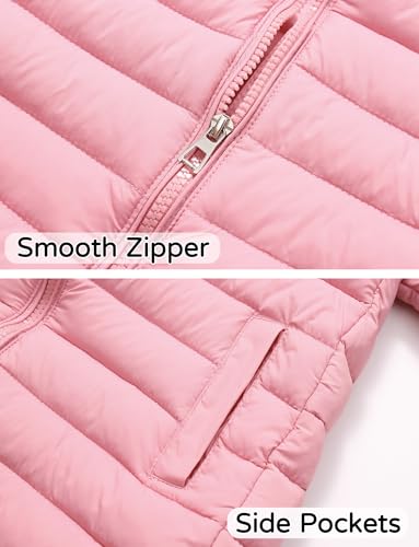 Happy Cherry Kids Long Down Coat Girls Zipper Puffer Hooded Jacket Boy's Lightweight Winter Jackets Outwear4