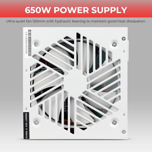 Fuente de alimentación 650W 80 Plus Gold ATX no modular miniatura 4