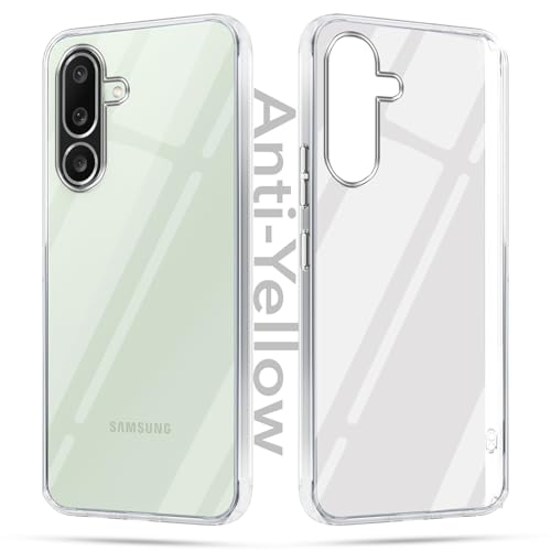 Image of Jkobi Lifetime Anti-Yellow Clear Back Cover Case for Samsung Galaxy M56 | Samsung Galaxy F56 (Sleek Hard Crystal | Shockproof and Camera Protection)