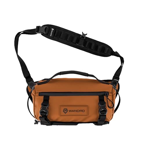 WANDRD ROGUE V1 6L Sling: Compact Camera Sling and Crossbody Bag with Fast Access 3-Way Carry Lightweight Everyday Bag Great for Travel Photography and Daily Use (Sedona Orange)