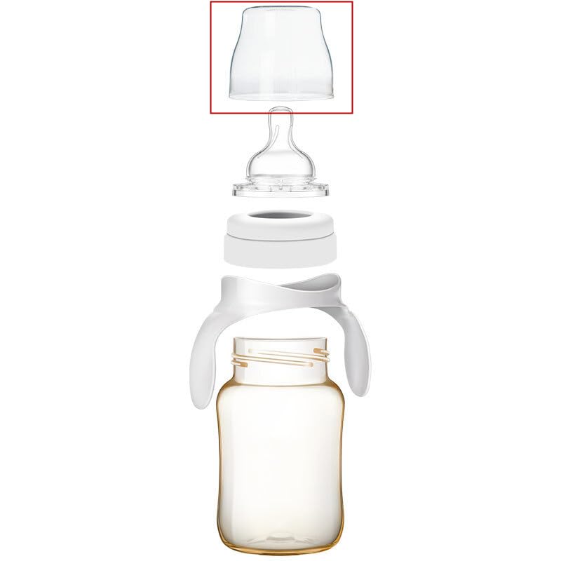 Miniatura 5 de Collares de anillo de repuesto y tapas compatibles con botellas de ventilación sin aire anticólicos Philips Avent de 4 onzas, 9 onzas, 11 onzas no