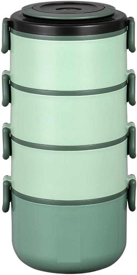 Stainless Steel Insulated Rice Bucket, Household Circular Lunch Box, Multi-purpose Sealed Bento