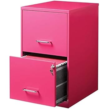 Amazon Com Scranton Co 2 Drawer File Cabinet In Pink Office Products