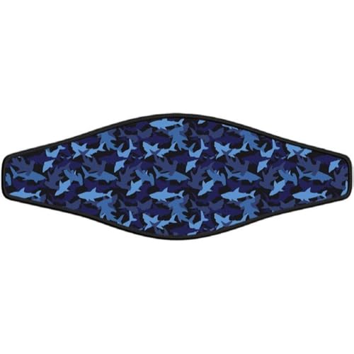 Innovative Scuba Concepts Picture Strap Wrapper for Snorkeling/Diving Mask, Shark