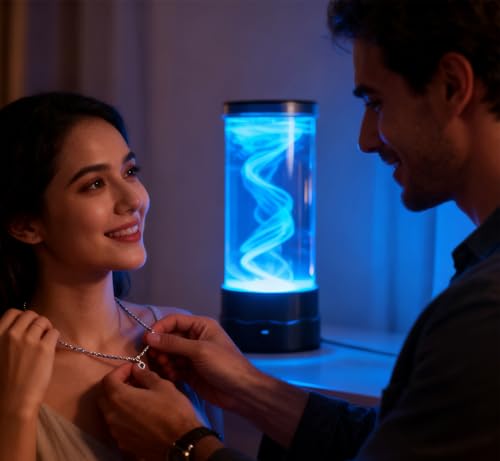 Luz nocturna de tornado con LED cambiante para dormitorio 3
