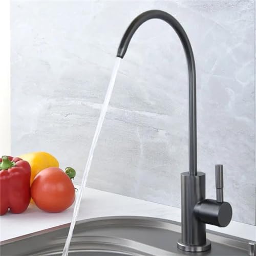 Robinet d'eau potable noir mat en acier 304 sain sans plomb - 4