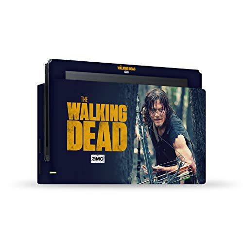 Autocollant vinyle The Walking Dead Nintendo Switch skin Daryl Dixon Head Case Designs