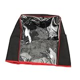 Generisch Mixerhaube Staubabdeckungen für Geräte Staubschutzhülle für die Luftfritteusenabdeckung Kaffeemaschinenabdeckung Tasche für Rollschuhe Dampfentsafter Entsafter-Zubehör TPU Black