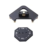 NEIQIUWING 1 Stück Eckradius-Schablone für Holzbearbeitung, Frässchablone aus Aluminiumlegierung,...