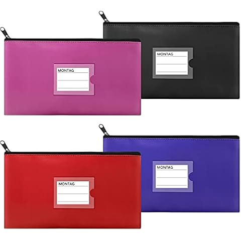 Alumuk Elegante Bankmappe Banktasche 4 Stück Geldbeutel Geldtasche Etui Cover