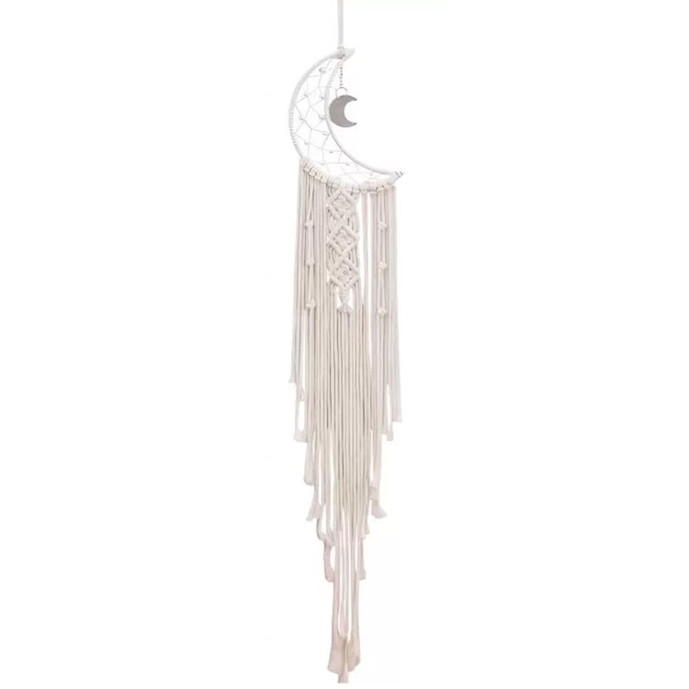 Attrape-rêves Soleil Lune étoile macramé décoration Murale bohème tissé bohème Chic décoration Murale pour Chambre de Fille décoration Appartement Artisanat Cadeau (TAIYAN) (YELIAN-A)
