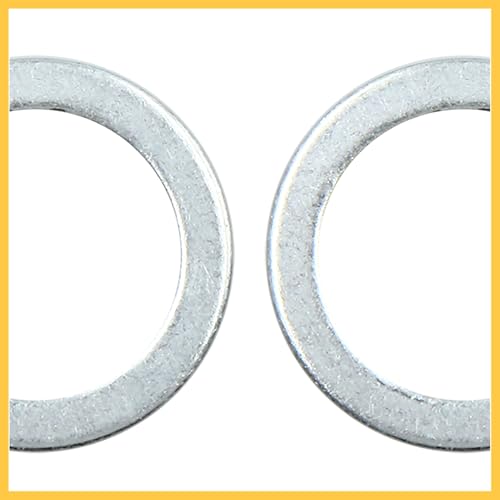 Image of 10pcs Universal Engine Oil Crush Washers Drain Plug Gaskets 20mm ID. 28mm OD. Aluminum Alloy for Car Auto Replacement Parts