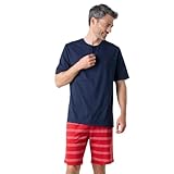 Pyjama doux et casual, 100% coton peigné
