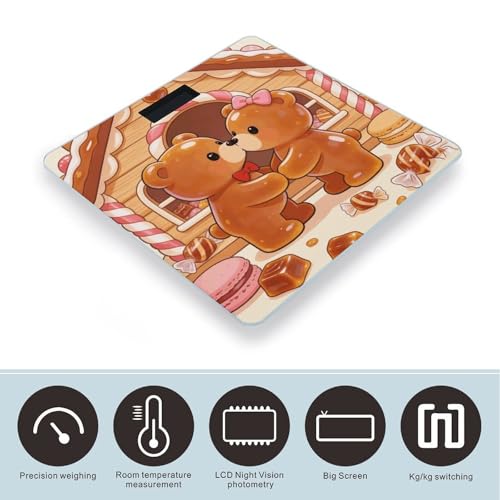 Báscula Digital de Baño Kiss in Caramel 180kg miniatura 3