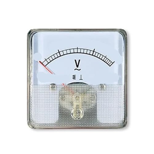 Ampèremètre CA YT60 60x60mm mesurant le courant alternatif avec précision de type aiguille