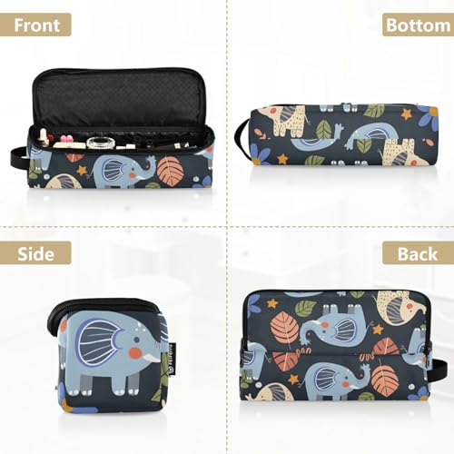 Organizadores para herramientas de peinado, erizo y pequeño elefante con estrellas, bolso portátil para herramientas de peinado con tapete resistente al calor para planchas, rizadores y otras herramientas de peinado miniatura 5