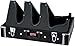 Gator Cases Gig Box Jr. Pedal Board with Built in 3x Guitar Stand and G-BUS Multi Output Power Supply | Fits Most Electric and Acoustic Guitars; Pedal Surface 21.5" x 15" (GW-GIGBOXJRPWR), Black