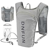DNFUN Running Vest for Women & Men with Water Bladder - Lightweight 5L Hydration Pack for Trail Running, Marathon,Cycling | Phone Holder Backpack