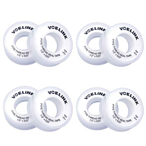 VCELINK PTFE Industrial Sealant Tape Water Plumbers Thread Seal Tape,520