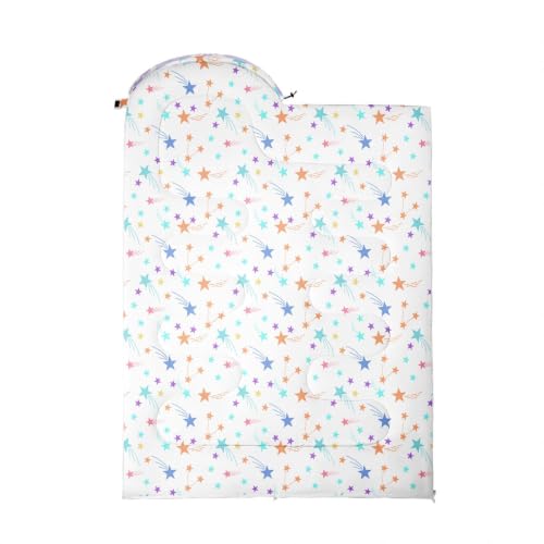 Bolsa de dormir Feelyou para camping para niños, adolescentes y adultos, 3 estaciones, resistente al agua y viento, tamaño rectangular miniatura 2