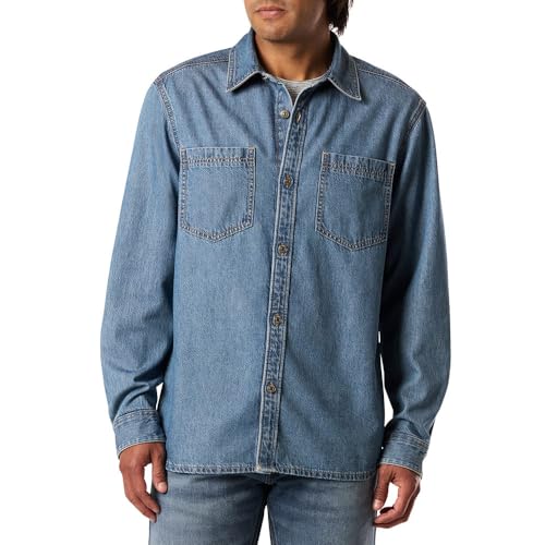 Levi Strauss Signature Gold Men's Perfect Denim Shirt, (New) Heritage Haze, Large - image 1