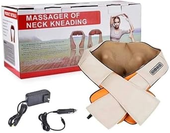 Senon Shoulder And Neck Massager Scrub Electric Neck Back Acupressure And Neck Massager 3D Rotary Massager