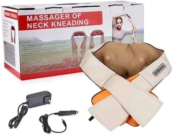 Senon Shoulder And Neck Massager Scrub Electric Neck Back Acupressure And Neck Massager 3D Rotary Massager