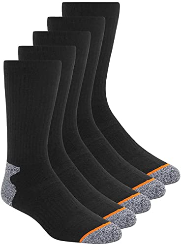 Men's Weatherproof Vintage Outdoor Wool Blend Crew Socks 5-pack, Size 6-12