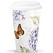 Lenox Butterfly Meadow Blue Thermal Mug, White