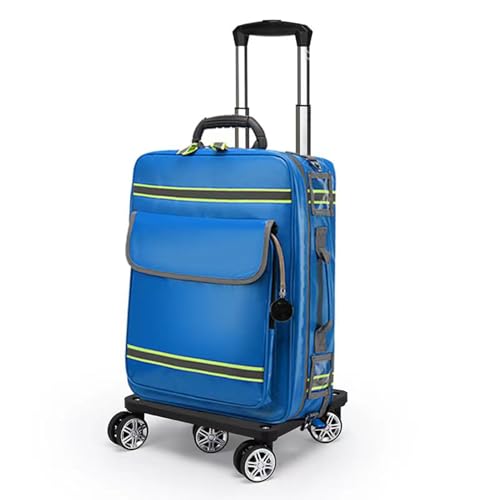 Kit de rescate de emergencia, bolsa de lona profesional impermeable para primeros auxilios para coche, senderismo, camping, viajes, Blue, A