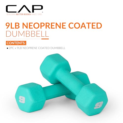 Image of CAP Barbell Neoprene Dumbbell Weights Pairs & Sets | Color Series