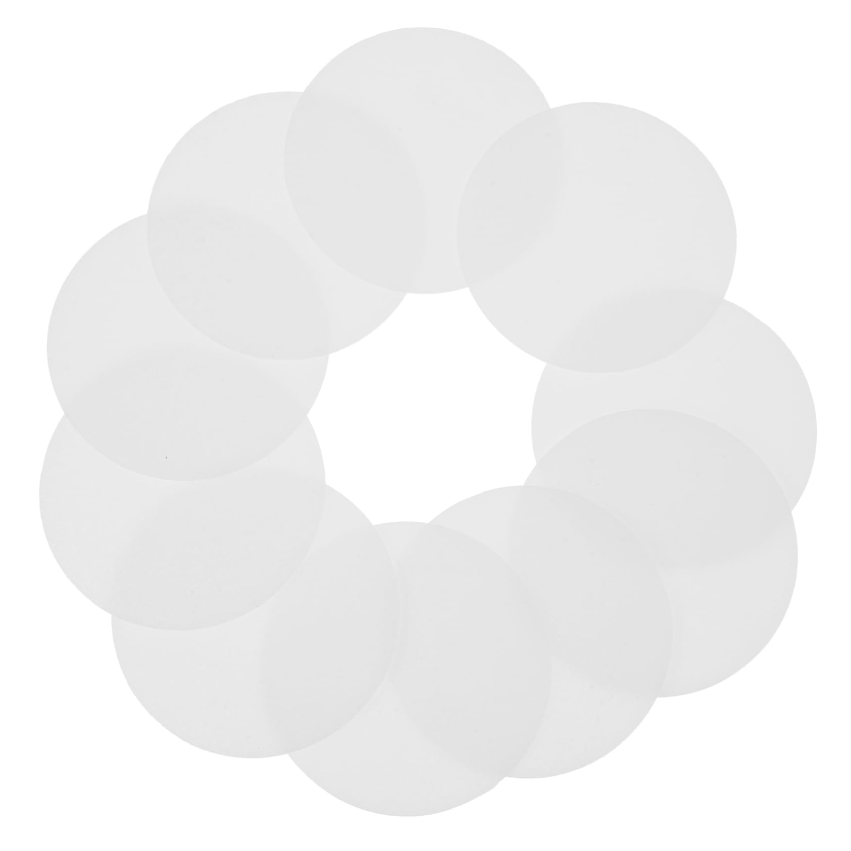 BRIGHTFUFU 20pcs Led Tube Light Diffuser Sheets Soft Light Film Plastic Lamp Shade Diffuser for Downlight