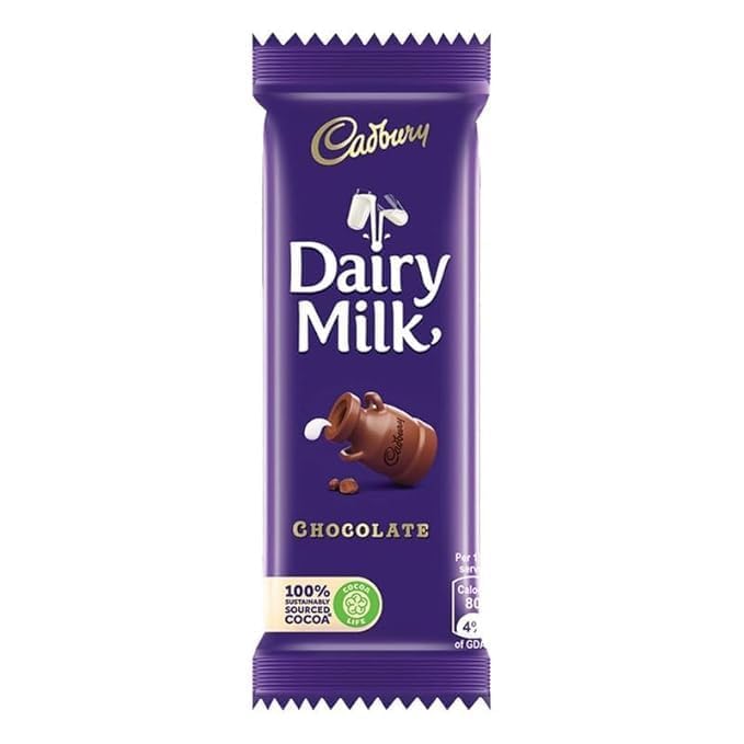 Image of Canton Rakhi For Brother With Chocolate Gift Hamper, Rakhi With Cadbury Dairy Milk, Pack of 1 Designer Rakhi For brother (2024 PK1 D25)