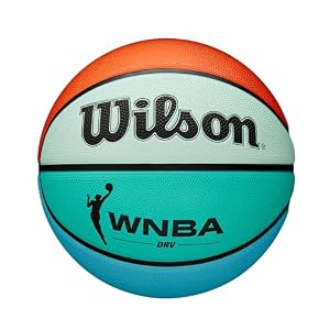 Ballon De Basket Wilson WNBA DRV Bright Taille 6 Orange/Teal