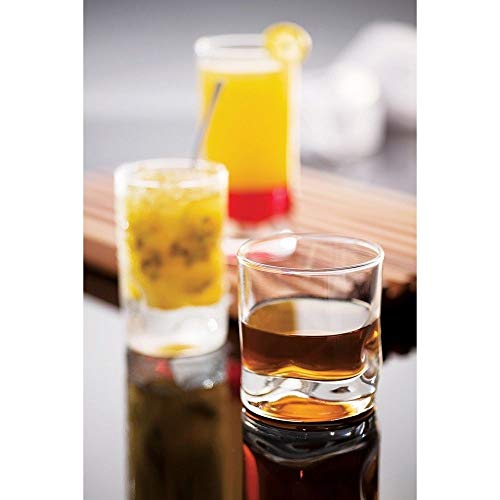 Conjunto de Copos Whisky 250 ml Rocks Amassadinho (6 unidades) Nadir - NAF 168