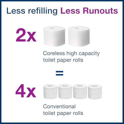 Tork Coreless High-Capacity Toilet Paper Roll T7, 36 x 1100 sheets, 472882 - image 7