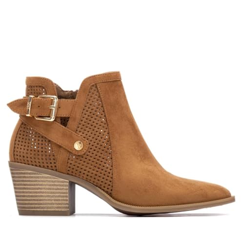 XTI   Botas Camperas Mujer Camel   Calzado Cómodo y Versátil   Moda casual   Modelo 14526501 (Talla 36)