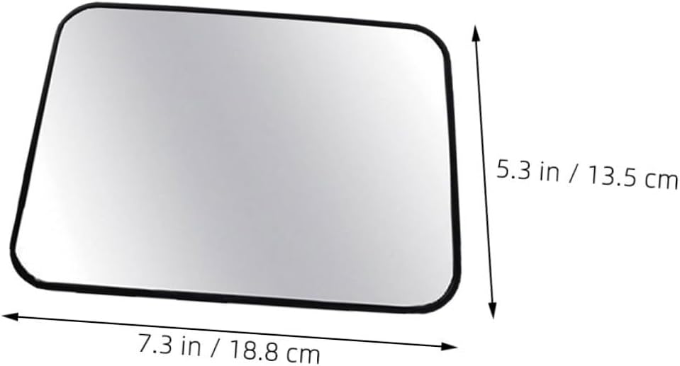Car Mirror for Rear Facing Seats Safety Rearview Mirror with Wide View for Car Seat 18.8×13.5cm Black Square