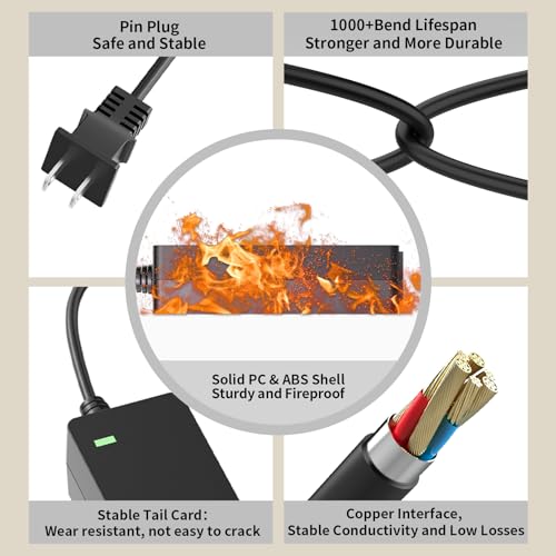 Image of for Harman Kardon Charger Onyx Studio 8 7 6 5 4 3 2 1 Wireless Bluetooth Speaker Replacement Harmon Kardon Charger 19V AC Power Cord Supply【10 FT】 VHBW