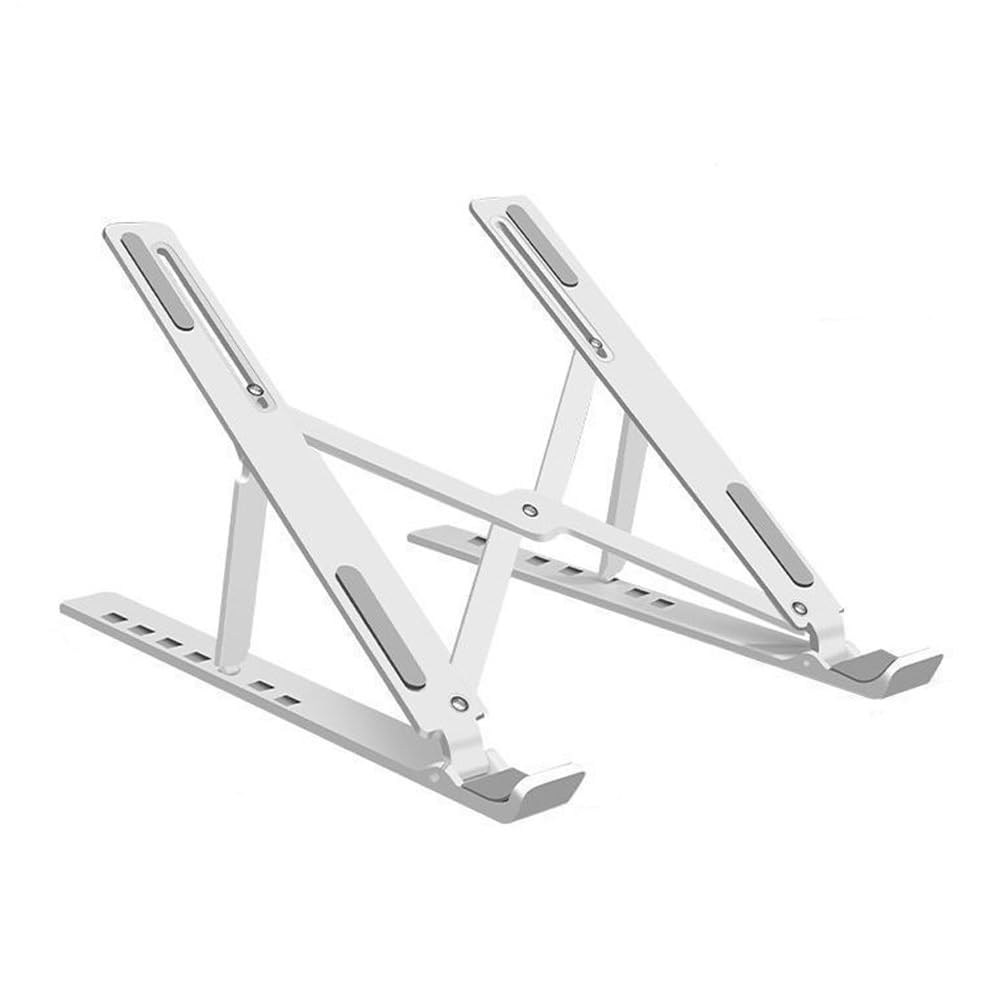 Foldable Laptop Stand for Desk - Adjustable Height Laptop Stand for Computer and Tablete - Portable and Ergonomic