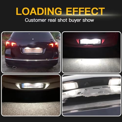 Evite multas con las luces de matrícula para Cadillac XTS y SRX nuevas 5