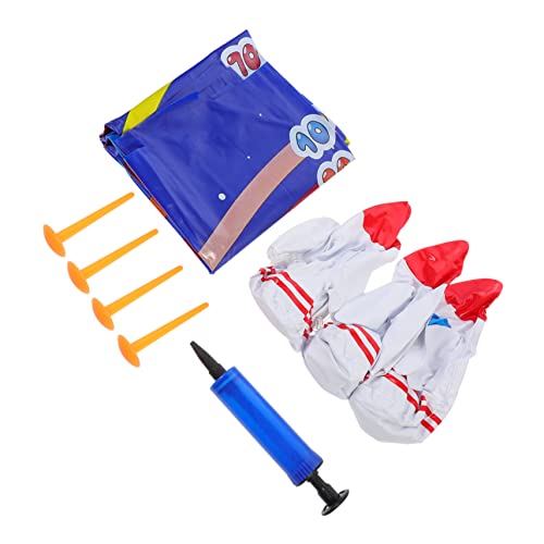 Activité ludique éducative cible gonflable fusée en PVC plein air