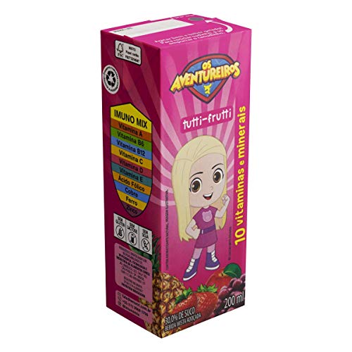 Aventureiros Suco De Tutti Frutti 200Ml