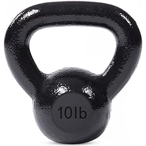 JFIT Kettlebell Weights Cast Iron -5-60lbs Weight Options – Ballistic Exercise, Core Strength, Functional Fitness, Weight Training Set – Free Weight, Equipment Accessories