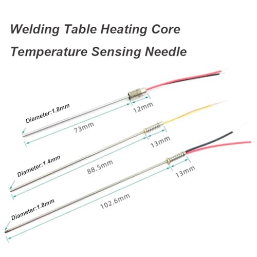 Sensor termopar tipo K para reparación y mantenimiento de soldadores 3