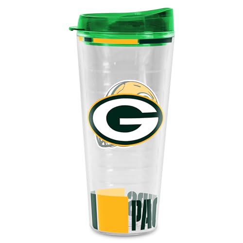Image of Rico Industries NFL Football Double Wall Classic 16oz Or 20oz Tritan Tumbler W Lid