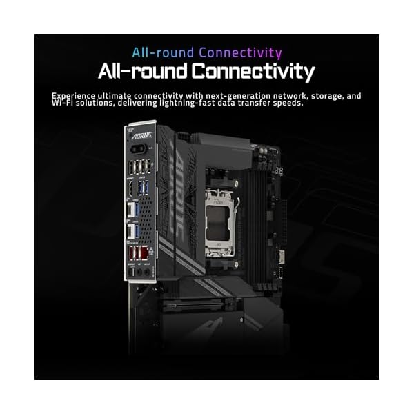 GIGABYTE X870 AORUS Elite WIFI7 - Placa Base AMD AM5 LGA 1718, ATX, DDR5, 4X M.2, PCIe 5.0, USB4, WIFI7, LAN de 2.5 GbE, EZ-Latch - Image 3