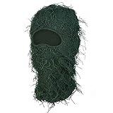 CISEI Balaclava Distressed Ski Mask - Knitting Distressed Winter Windproof Full Face Mask for Men Wo