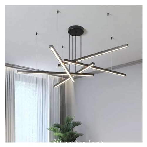 Suspension LED or et noir solution d'éclairage chic contre le manque de lumière - 7