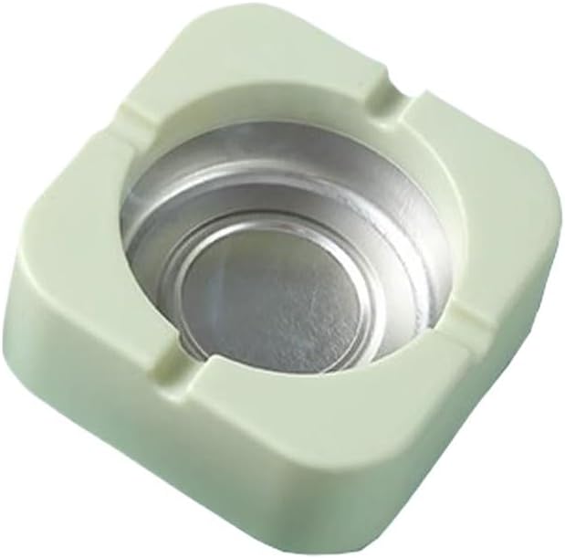 Ash Tray Square Ashtray Plastic PP Ashtray Desktop Ashtray for Home Office Restaurants Indoor and Outdoor Home Decoration Multi Colour Available Outdoor Ashtray(Blue)